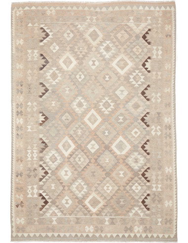 Rug Kilim Afghanistan 204x295 Beige Cream Light