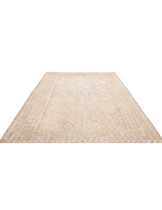 Rug Kilim Afghanistan 208x294 Cream Grey Off Wh 2