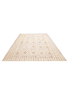 Rug Kilim Afghanistan 205x296 Cream White Grey 2
