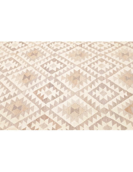 Rug Kilim Afghanistan 205x296 Cream White Grey