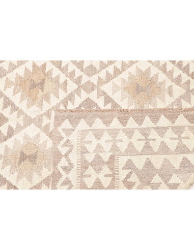 Rug Kilim Afghanistan 205x296 Cream White Grey