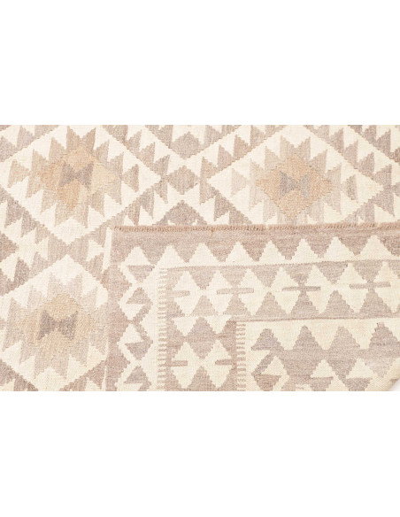 Rug Kilim Afghanistan 205x296 Cream White Grey