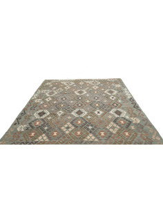 Rug Kilim Afghanistan 204x296 Aqua Green Brown 2