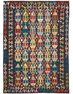 Tappeto Kilim Afghanistan 204x288 Multicolore S