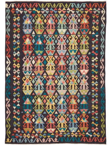 Tappeto Kilim Afghanistan 204x288 Multicolore S