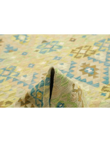 Rug Kilim Afghanistan 208x293 Beige Sky Blue Li