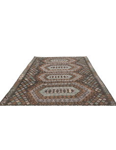 Rug Kilim Afghanistan 199x292 Dark Brown Charco 2