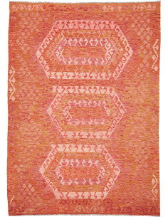 Tappeto Kilim Afghanistan 205x289 Arancione Ros