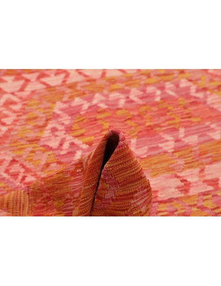 Tappeto Kilim Afghanistan 205x289 Arancione Ros