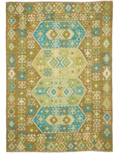 Tappeto Kilim Afghanistan 206x293 Marrone Terra