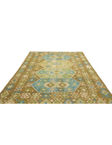 Tappeto Kilim Afghanistan 206x293 Marrone Terra
