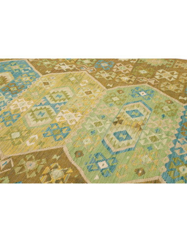 Tappeto Kilim Afghanistan 206x293 Marrone Terra