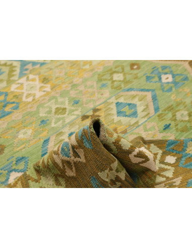 Tappeto Kilim Afghanistan 206x293 Marrone Terra