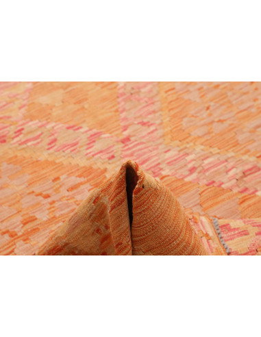 Rug Kilim Afghanistan 194x302 Orange Peach Crea