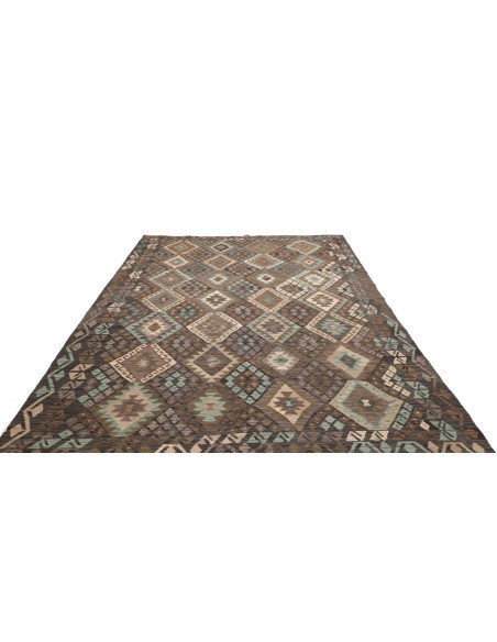 Rug Kilim Afghanistan 205x290 Brown Beige Grey