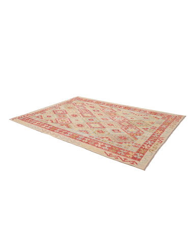 Rug Kilim Afghanistan 200x287 Red Blue Cream Ye