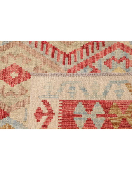 Rug Kilim Afghanistan 200x287 Red Blue Cream Ye