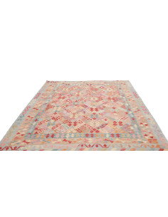 Rug Kilim Afghanistan 203x273 Pastel Blue Rose 2