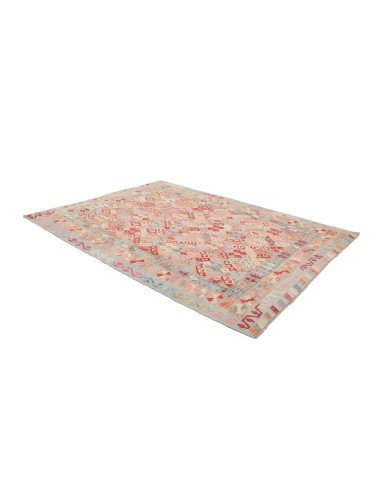 Rug Kilim Afghanistan 203x273 Pastel Blue Rose