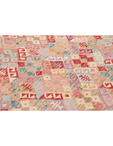 Rug Kilim Afghanistan 203x273 Pastel Blue Rose