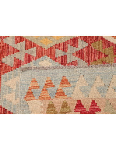 Rug Kilim Afghanistan 203x294 Brick Red Light B