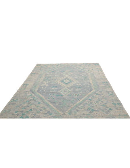 Rug Kilim Afghanistan 201x290 Sky Blue Light Bl