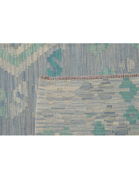 Rug Kilim Afghanistan 201x290 Sky Blue Light Bl