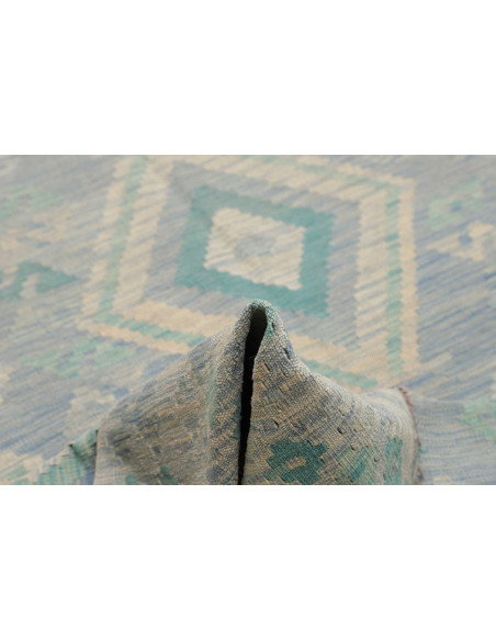 Rug Kilim Afghanistan 201x290 Sky Blue Light Bl
