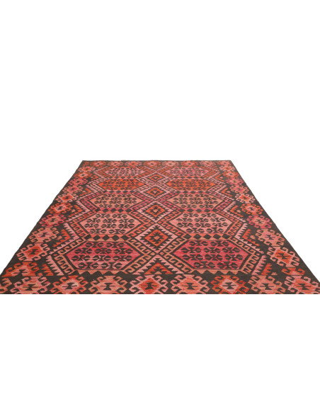 Tappeto Kilim Afghanistan 213x301 Rosso Arancio