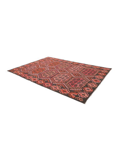 Tappeto Kilim Afghanistan 213x301 Rosso Arancio