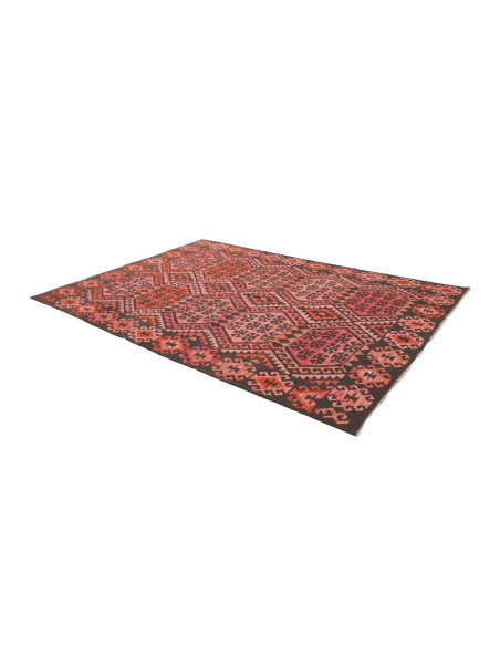 Rug Kilim Afghanistan 213x301 Reddish Orange Da