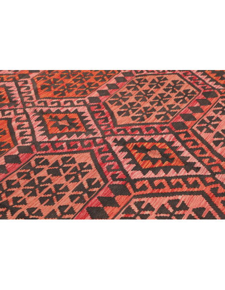 Tappeto Kilim Afghanistan 213x301 Rosso Arancio