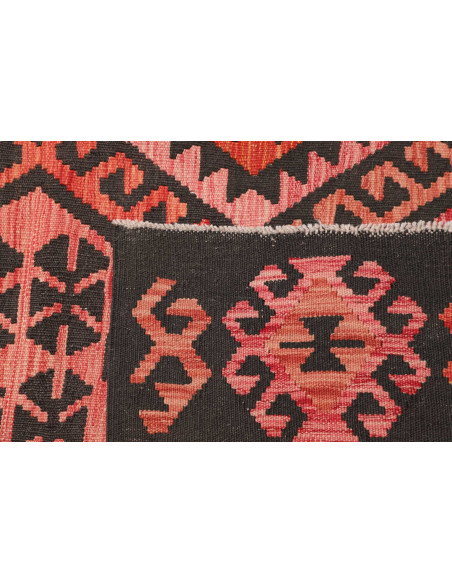 Rug Kilim Afghanistan 213x301 Reddish Orange Da