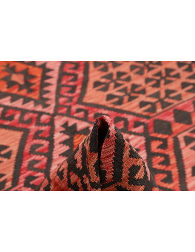 Rug Kilim Afghanistan 213x301 Reddish Orange Da