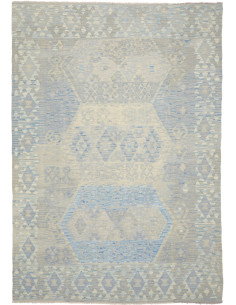 Tappeto Kilim Afghanistan 205x295 Azzurro Palli