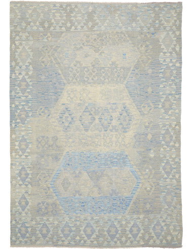 Rug Kilim Afghanistan 205x295 Pale Blue Beige L