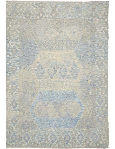 Rug Kilim Afghanistan 205x295 Pale Blue Beige L
