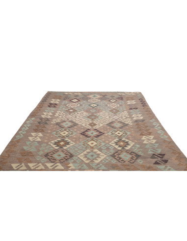 Tappeto Kilim Afghanistan 206x288 Grigio Tortor