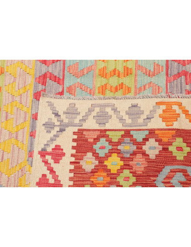 Rug Kilim Afghanistan 206x288 Terracotta Red Sk