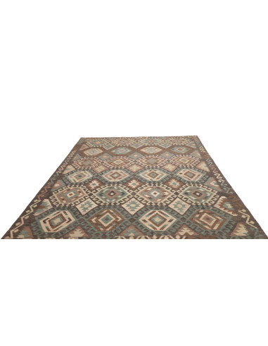 Rug Kilim Afghanistan 210x295 Brown Grey Teal B