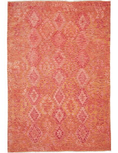 Tappeto Kilim Afghanistan 202x293 Arancione Ros