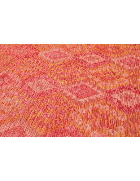 Tappeto Kilim Afghanistan 202x293 Arancione Ros