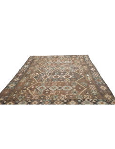 Tappeto Kilim Afghanistan 210x299 Marrone Beige 2