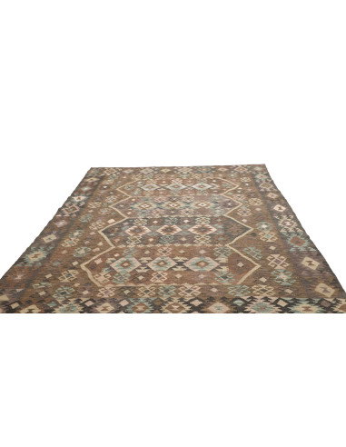 Rug Kilim Afghanistan 210x299 Brown Beige Grey