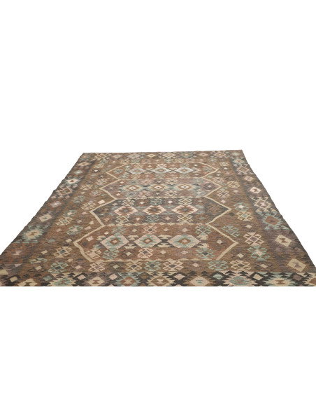 Rug Kilim Afghanistan 210x299 Brown Beige Grey