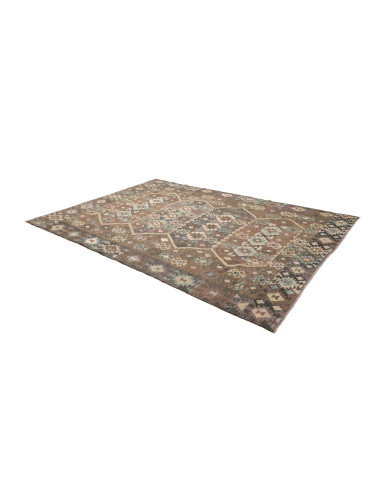 Rug Kilim Afghanistan 210x299 Brown Beige Grey