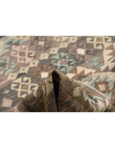 Rug Kilim Afghanistan 210x299 Brown Beige Grey