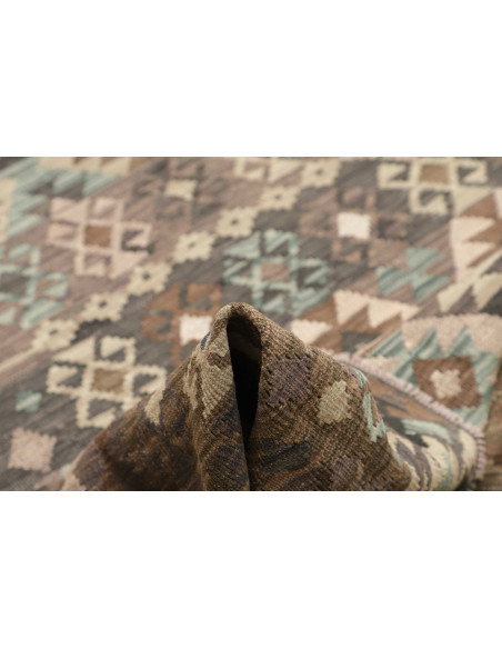 Rug Kilim Afghanistan 210x299 Brown Beige Grey