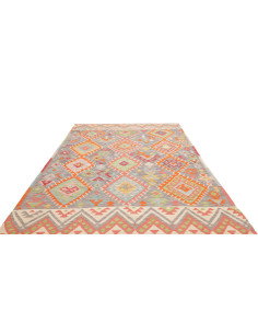 Rug Kilim Afghanistan 203x317 Light Grey Charco 2