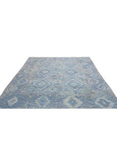 Tappeto Kilim Afghanistan 204x281 Blu Azzurro G 2